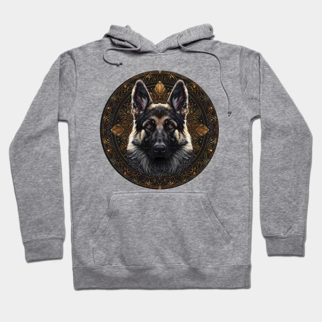 Mandala - German Shepherd 2 Hoodie by aleibanez